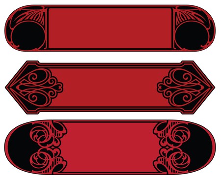 Old banner for decoration and design のイラスト素材