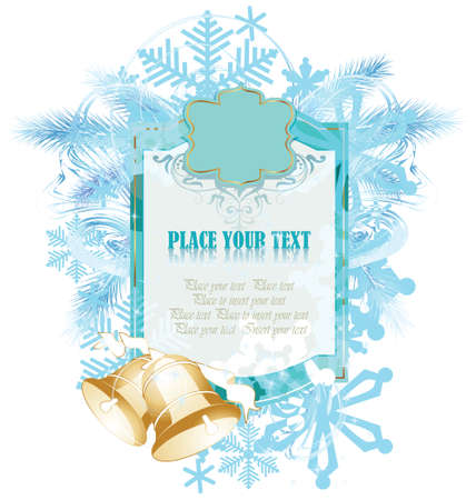 Elegant background Christmas, New Year and winter theme for decoration and designのイラスト素材