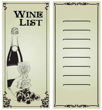 Template restaurant menu in vintage style のイラスト素材