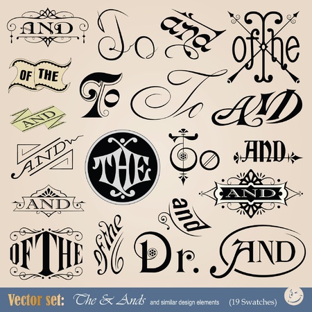 Perfect for headlines, signs and other graphic projects のイラスト素材