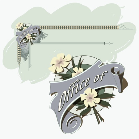 Template for the design of advertisements and other online or printed products のイラスト素材