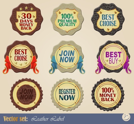 Vector background Leather textureのイラスト素材