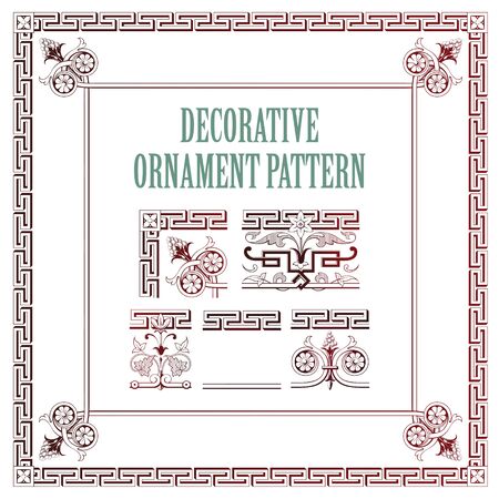 element flowers for designのイラスト素材