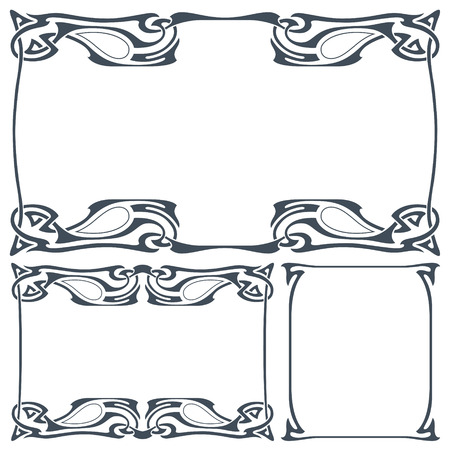 Vector abstract framework from the bound lines for decoration and designのイラスト素材