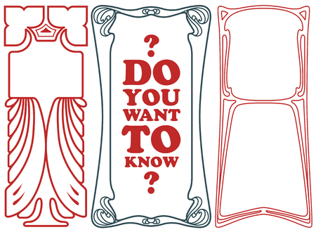 Vector abstract framework from the bound lines for decoration and designのイラスト素材