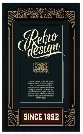 Advertisements, flyer, web, wedding  and other invitations or greeting cards. Vector template.のイラスト素材