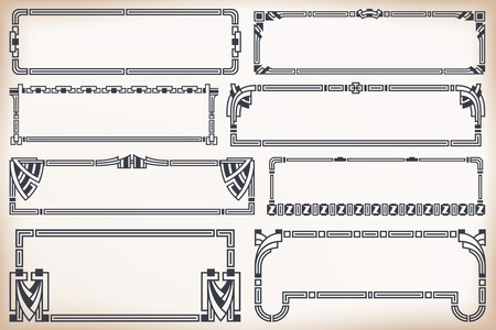 Vintage frame design for labels, banner, sticker and other design. Suitable for whiskey, beer and premium product. Vector illustrationのイラスト素材