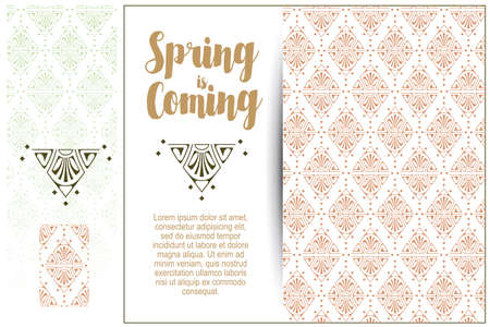 Seamless nature backgroundのイラスト素材