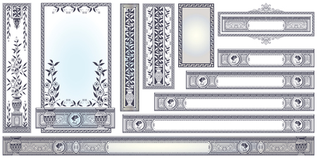 Vector template for advertisements, flyer, web, wedding  and other invitations or greeting cards.のイラスト素材