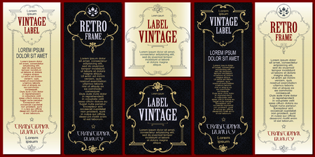 Template advertisements, flyer, web, wedding  and other invitations or greeting cards. Happy holiday.のイラスト素材