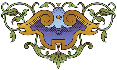 Element for advertisements, flyer, web, wedding  and other invitations or greeting cards. Happy holiday.のイラスト素材