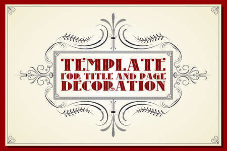 Stock illustration. Vector template flyer, invitations or greeting cards.のイラスト素材