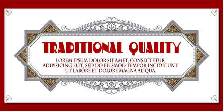 Stock illustration. Vector template flyer, invitations or greeting cards.のイラスト素材