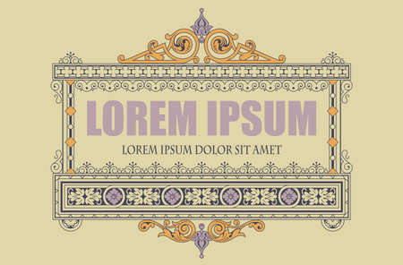 Vector template flyer, invitations or greeting cards.のイラスト素材