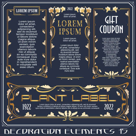 stock illustration. Vector set of calligraphic design elements and page decor.のイラスト素材