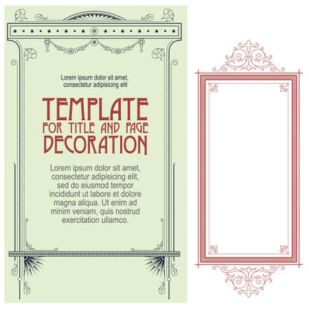 Template advertisements, flyer, web, wedding and other invitations or greeting cards. happy holiday.のイラスト素材