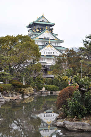 Osaka Castle, Osaka, Japanのeditorial素材