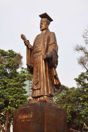 Ly Thaito Statue, Hanoi, Vietnamの写真素材