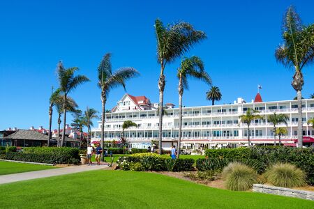 Hotel del Coronado, Curio Collection by Hilton, California. USAのeditorial素材