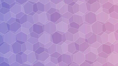 Purple abstract pattern of geometric shapes background. Colorful gradient mosaic backdrop.の写真素材