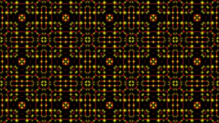 Animated light shinning red and gold dots and stars square shapes background. bright shinning...