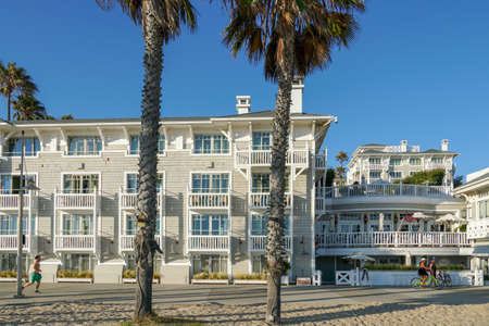 Shutters on the Beach, Elegant hotel on Santa Monica Beach. California, USA. July 13th, 2019のeditorial素材