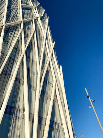 Diagonal 00 Telefonica Tower designed by Enric Massip-Bosch won the LEAF PRIZE 2011 as Best Commercial Building of the Year 2012 in Barcelona, Spain. June 2nd, 2020のeditorial素材