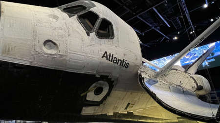 Kennedy Space Center Visitor Complex in Cape Canaveral, Florida, USA. January 21st, 2022のeditorial素材