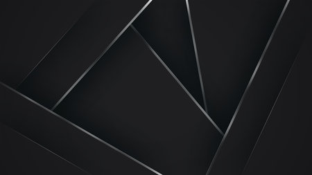 Dark abstract shapes stripes dynamic background transition, Geometrical composition backgroundの写真素材