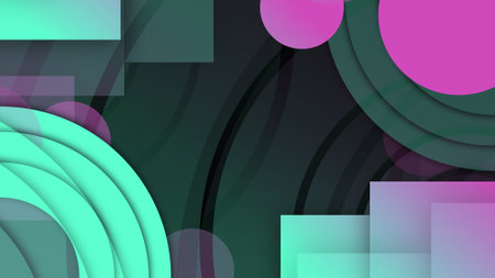 Colorful washout creative abstract geometric shape background for transition
