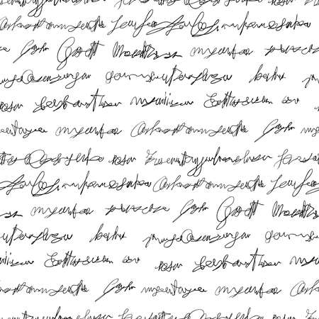 Seamless fake writing moduleのイラスト素材