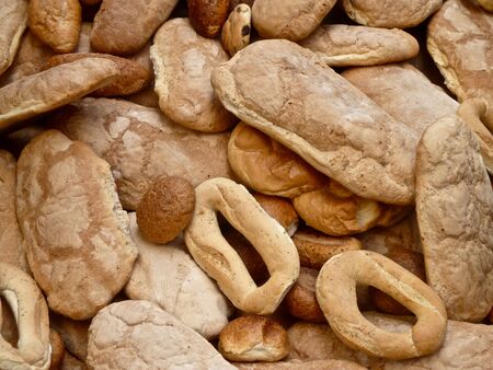 Crusty breadの写真素材