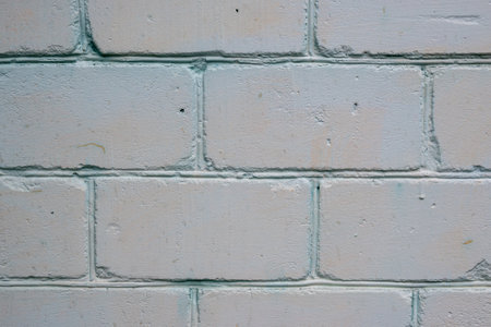 white brickwork with rust spots. High quality photoの写真素材