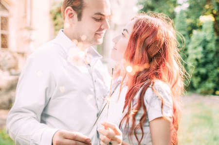 Happy Smiling Couple in love