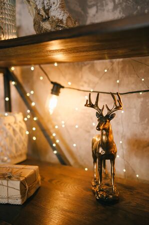 Christmas tree and Christmas decorationsの写真素材