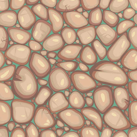 vector seamless pebbleのイラスト素材