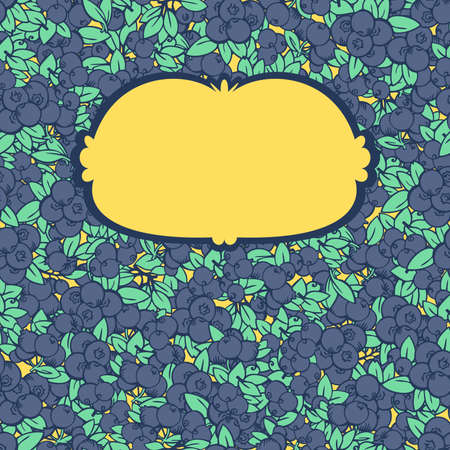 vector design card with decoration berriesのイラスト素材