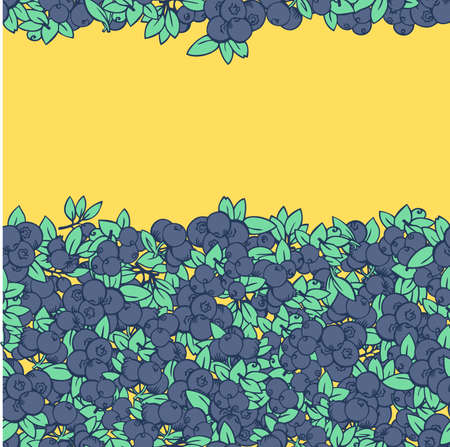 vector design seamless with decoration berriesのイラスト素材