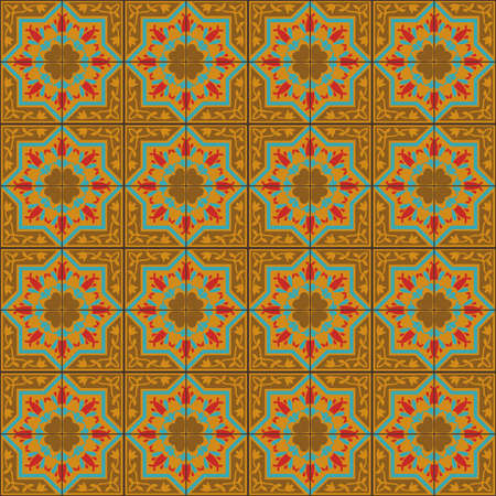 seamless ornamental tiles, arabesque
