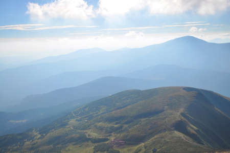 mountain, sky,rock, aerial perspective