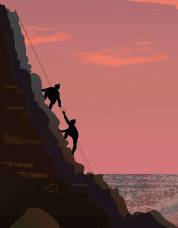 Climbersのイラスト素材
