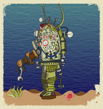 ovoid diverのイラスト素材