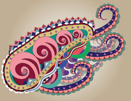 abstract octopusのイラスト素材