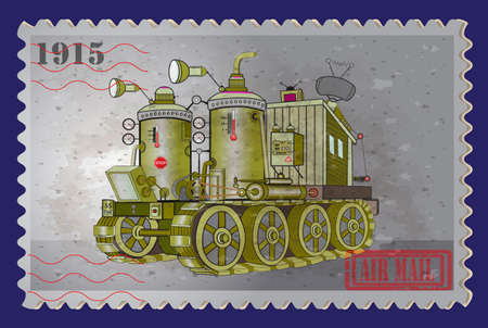 postage stampのイラスト素材