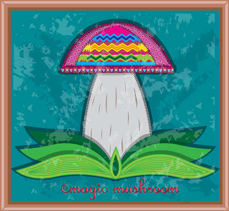 miracle mushroomのイラスト素材