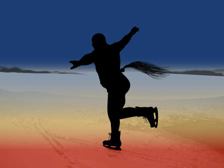 skatingのイラスト素材