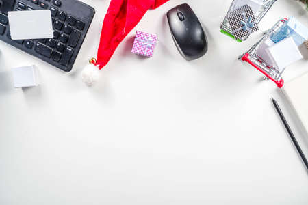 Cyber monday, black friday Christmas sale conceptの写真素材