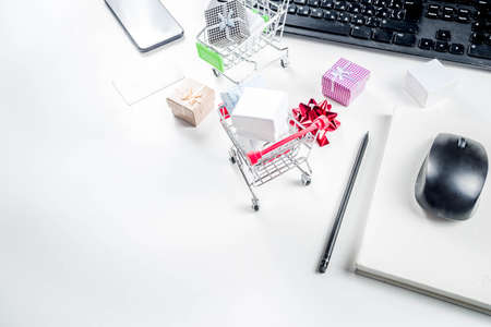 Cyber monday, black friday Christmas sale conceptの写真素材