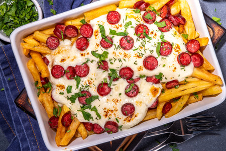 Pizza loaded french fries. Homemade Pepperoni and Cheese Pizza French Fries. Oven baked french fries...