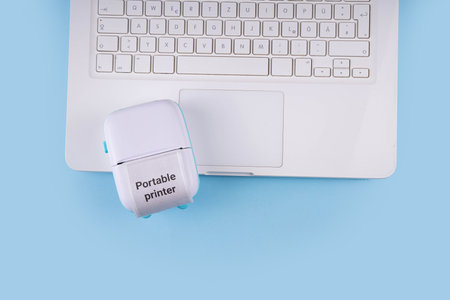 Portable Photo Printer, Mobile thermal pocket printer printer device with laptop, smartphone, mobile...